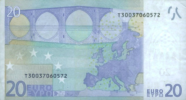 (00093) European Union P 3T - 20 Euro (2002-Duisenberg)
